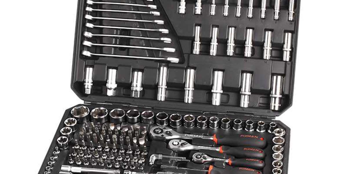 Socket Wrench Set Ergonomic Design B5218MB 218pcs 1/4'' & 3/8'' & 1/2'' FIXMAN