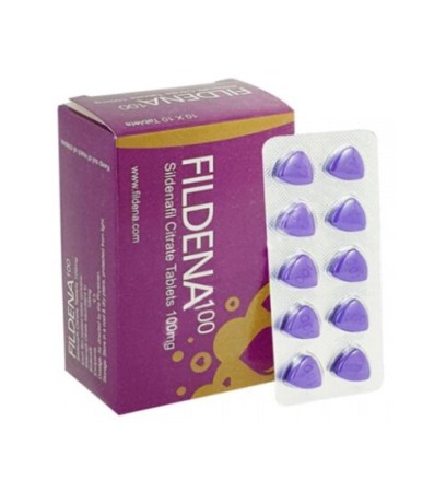 Fildena 100 Mg (Purple Viagra Pill) Treat ED, PAH, BPH Issues