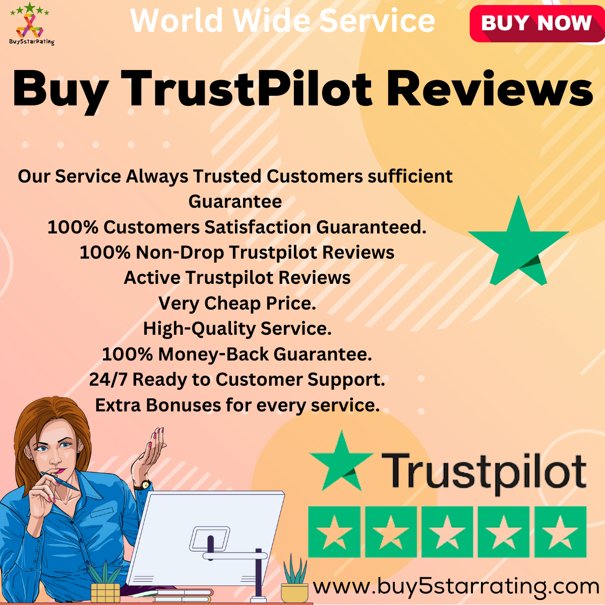 Buy Trustpilot Reviews.-Lifetime stability guarantee.