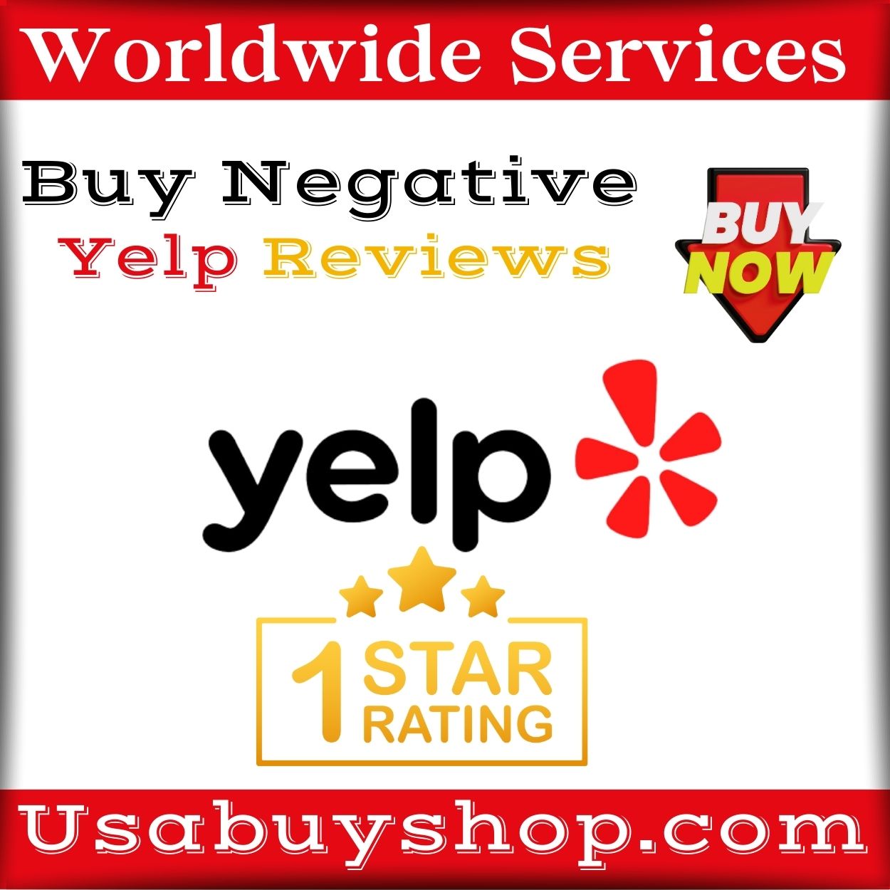 Buy Negative Yelp Reviews | Buy 1-star Rating Reviews