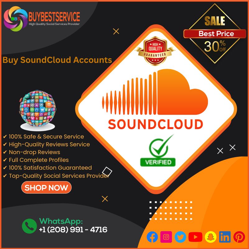 Buy SoundCloud Accounts - 100% Verified Soundcloud Accounts