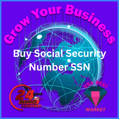 Buy Social Security Number-100% Safe & Secure Service