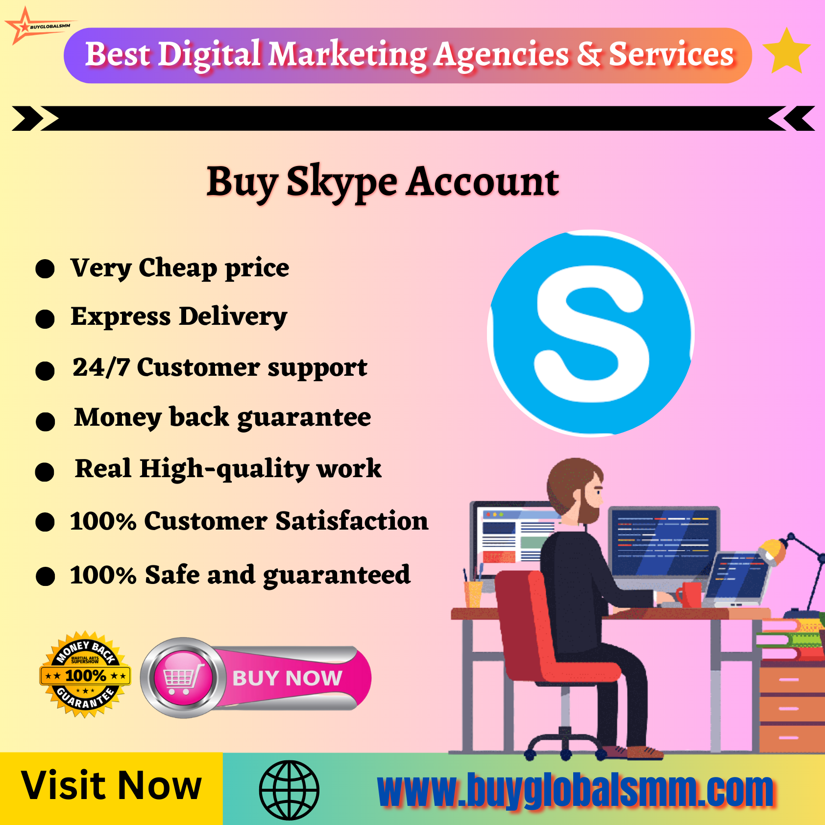 Buy Skype Account-100% best service, & cheap...
