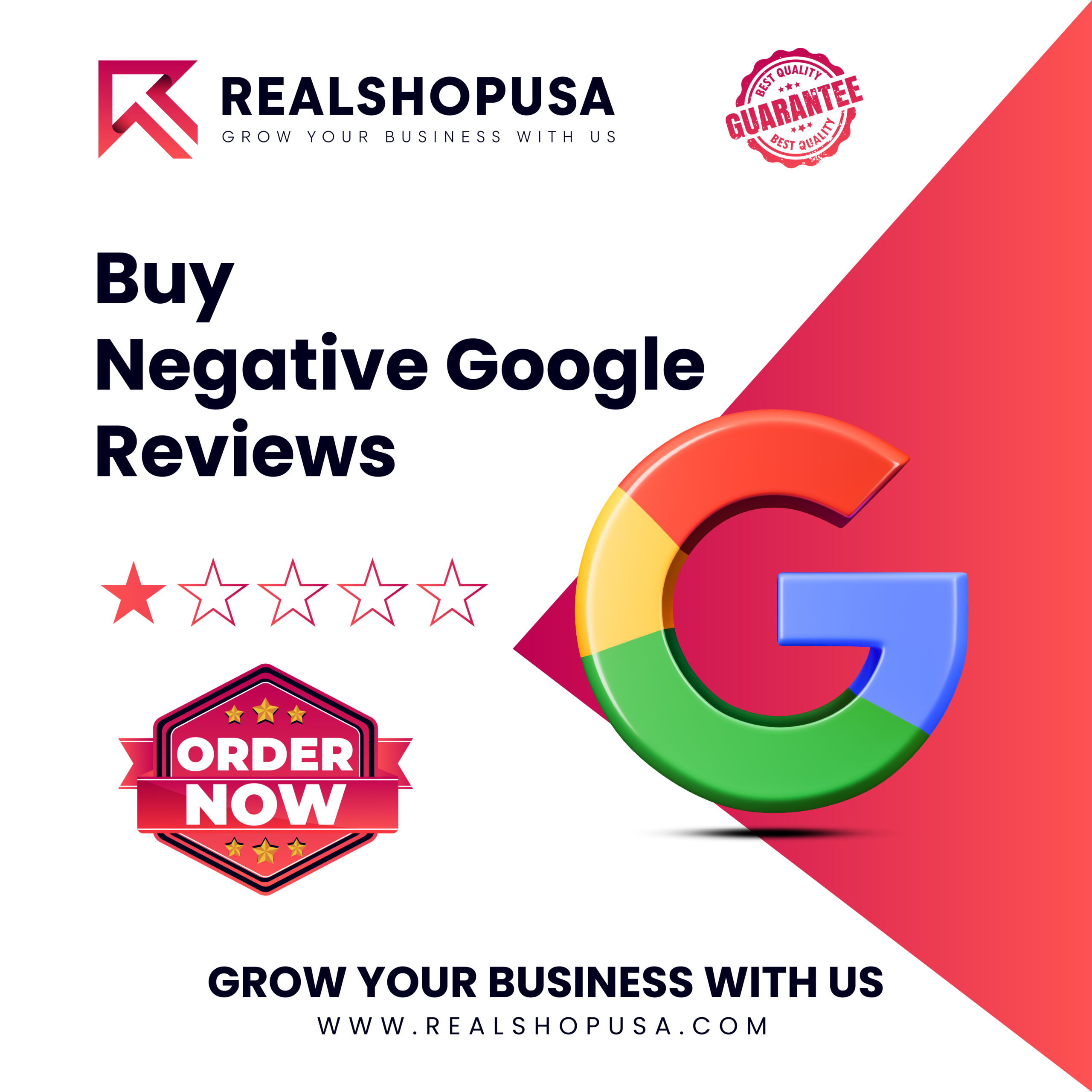 Buy Negative Google Reviews - 100% Safe & 1 Star Reviews...